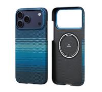 PITAKA Magnetic iPhone 17 Pro Max Aramid Fibre Case with Sensitive Camera Control Button Compatible with MagSafe Ultra Thin & Light in Caseless Touch Feeling [Ultra Slim Case] Moonrise