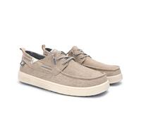 PITAS Maui Flax Men's Moccasins Flat Slippers for Men Slip on Loafers Sneakers Slip-On Shoes Casual Shoes Walkinpitas Shoes, beige, 7 UK