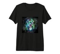 Pitbul Majestic Pit Bull with a Magical Look Premium T-Shirt