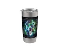 Pitbul Majestic Pit Bull with a Magical Look Stainless Steel Insulated Tumbler