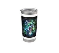 Pitbul Majestic Pit Bull with a Magical Look Stainless Steel Insulated Tumbler