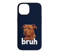 Pitbull Bruh Funny Dog Lover Meme Misunderstood Art Tee Case for iPhone 14