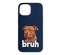 Pitbull Bruh Funny Dog Lover Meme Misunderstood Art Tee Case for iPhone 15