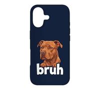 Pitbull Bruh Funny Dog Lover Meme Misunderstood Art Tee Case for iPhone 17