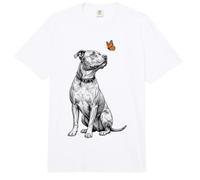Pitbull Butterfly Comfort Colors Adult Heavyweight T-Shirt