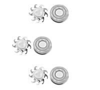 Pitbull Carver PRO Blades, Compatible with Skull Shaver | For 4 heads series and 3 heads series, stainless steel blades, detachable and washable(3S pcs)