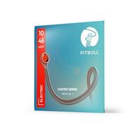 Pitbull Coated Series Nano Polymer Coated Electric Guitar Strings - 3-5x More Durable, Superior Sound Quality, Fret-Friendly CEG (CEG 10-46 L Light)