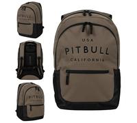 PITBULL CONCORD II USA CAL - Sporty Backpack 30L - Large Daypack with Multiple Compartments - Robust & Comfortable - Unisex, brown, 30 l, Casual