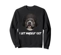 Pitbull Cornrows I Let Myself Out Black African American Sweatshirt