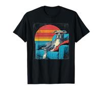 Pitbull Dad Funny Dog Sunglasses Vintage Fathers Day T-Shirt