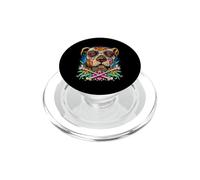 Pitbull Dog Day of the Dead La Catrina Sugar Skull Dog Mama PopSockets PopGrip for MagSafe
