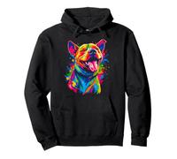 Pitbull Dog Pop Art Pullover Hoodie