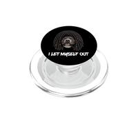 Pitbull Dreadlocks I Let Myself Out Pit Bull Black Dreads PopSockets PopGrip for MagSafe