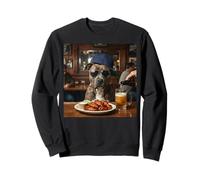 Pitbull Drinking Beer With Wings Funny Dog Meme Humor Pitty Sweatshirt