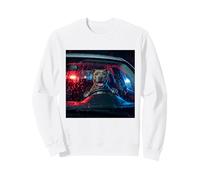 Pitbull Driving Car Police Pit Bull Sweatshirt