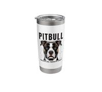 Pitbull Fueled by Love Powered by Loyalty Pittie Owner Stainless Steel Insulated Tumbler