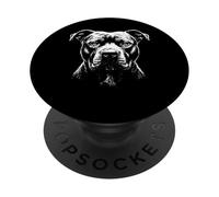 Pitbull Illustration Pit Bull PopSockets Adhesive PopGrip
