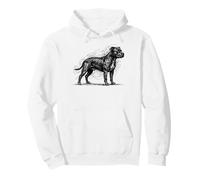 Pitbull Illustration Pit Bull Pullover Hoodie