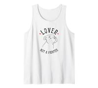 Pitbull Lover Not Fighter, Bully Breed Mom, Pittie Dad Tank Top