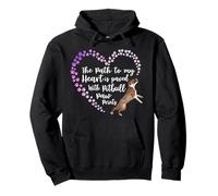 Pitbull Lover The Path to my Heart Pit bull Mama Cute Mom Pullover Hoodie