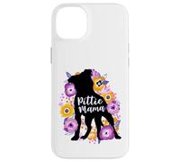 Pitbull Mama Purple Flowers Pittie Cute Pit Bull Dog Mom Case for iPhone 14 Plus