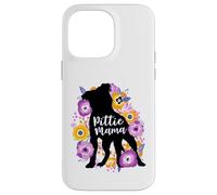 Pitbull Mama Purple Flowers Pittie Cute Pit Bull Dog Mom Case for iPhone 14 Pro Max