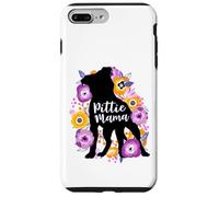 Pitbull Mama Purple Flowers Pittie Cute Pit Bull Dog Mom Case for iPhone 7 Plus/8 Plus