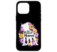Pitbull Mama Purple Flowers Pittie Mom Cute Pit Bull Lover Case for iPhone 16 Pro Max