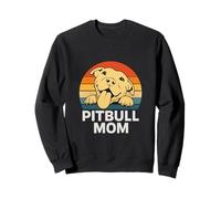 Pitbull mama sunset attitude Sweatshirt