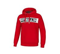 PITBULL - Men's Hoodie Sherwood, Men's Sweatshirt, Men's Hoodie, Comfortable Cotton Men's Sweatshirts, Men's Jacket - XXL Red