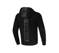 PITBULL Men's Hoodie with Zipper Kapuzenpullover Pit Bull West Coast Hilltop XL Black