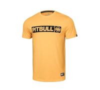 PITBULL - Mens T-Shirts Hilltop Basic, Classic Regular Fit Men's T-Shirts, Cotton Mens T-Shirt, Gym T-Shirts Men, Mens T Shirt for Summer, T-Shirts for Men Round Neckline - M, Light Yellow