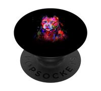 Pitbull Mum of the Pitbull Dog PopSockets Adhesive PopGrip