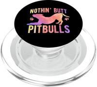 Pitbull Nothin' Butt Pitbulls Watercolor Cute Dog Mom PopSockets PopGrip for MagSafe