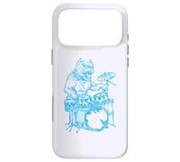 Pitbull Playing Drums Dog Drummer Animal Rock Musician Case for iPhone 17 Pro Max