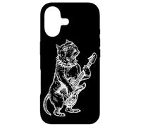 Pitbull Playing Guitar Dog Guitarist Animal Rock Musician Case for iPhone 17