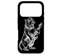 Pitbull Playing Guitar Dog Guitarist Animal Rock Musician Case for iPhone 17 Pro