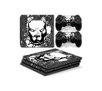 (Pitbull) PS4 PRO PVC Stickers for Console + 2 Controllers