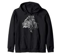 Pitbull Rescue Dog - Adopt Don't Shop - Save The Pitbulls Zip Hoodie