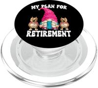 Pitbull Rescue Mom Gnome For Retired Women Retirement Plan PopSockets PopGrip for MagSafe
