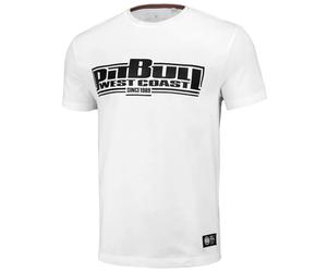 Pitbull Slim Fit Classic Boxing T-shirt - White