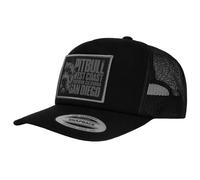 Pitbull Snapback Trucker Blood Dog Cap - Black