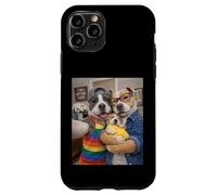 Pitbull Two Moms Life Selfie Mother's Day Queer Mom Pride Case for iPhone 11 Pro