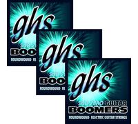 PitbullAudio 3 Sets GHS CR-GBCL Sub Zero Boomers Custom Light Electric Guitar Strings 9-46
