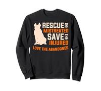 Pitbulls Love the Abandoned Rescue Dog Breed Owners Sweatshirt