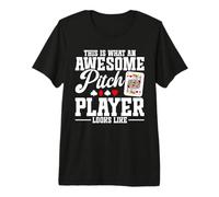 Pitch Card Game Cards Player Legend Awesome Pitch Player Premium T-Shirt