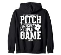 Pitch Card Game Enthusiast Tournament It's Okay Pitch Zip Hoodie