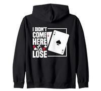Pitch Cards Tournament Cards Player Here To Win Pitch Player Zip Hoodie