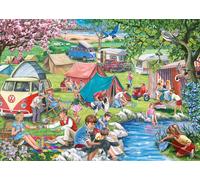 The House of Puzzles - Pitch Perfect Jigsaw - 1000 Piece Jigsaws For Adults, Artist Illustrated, Scenic Landscape, Deluxe Puzzle Gifts