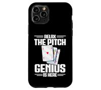 Pitch Player Enthusiast Cards Tournament Genius Pitch Case for iPhone 11 Pro